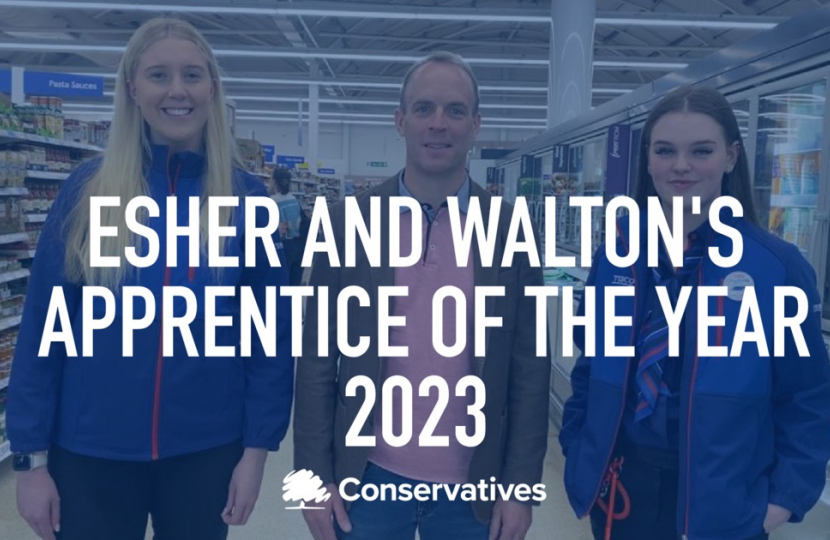Esher and Walton's Apprentice of the Year 2023