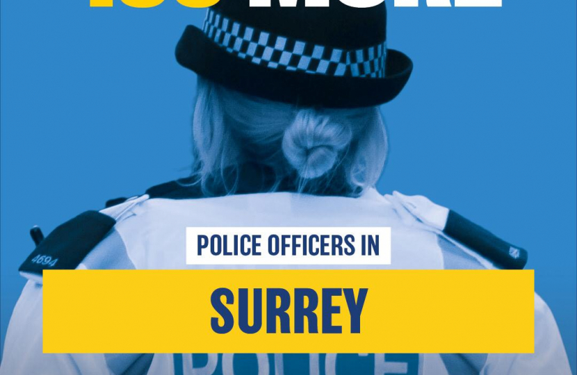 155 extra police officers for Surrey