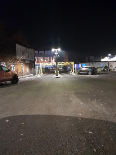 Claygate Station Car Park Lights
